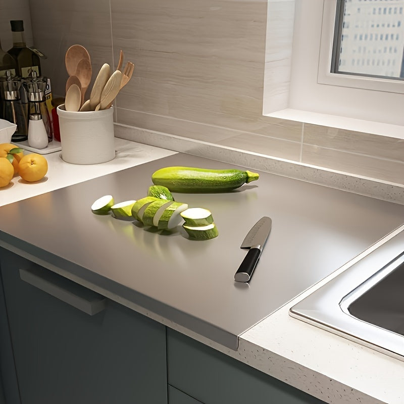 Pure Non-Magnet Stainless Steel Cutting Board ( Same Day Delivery )