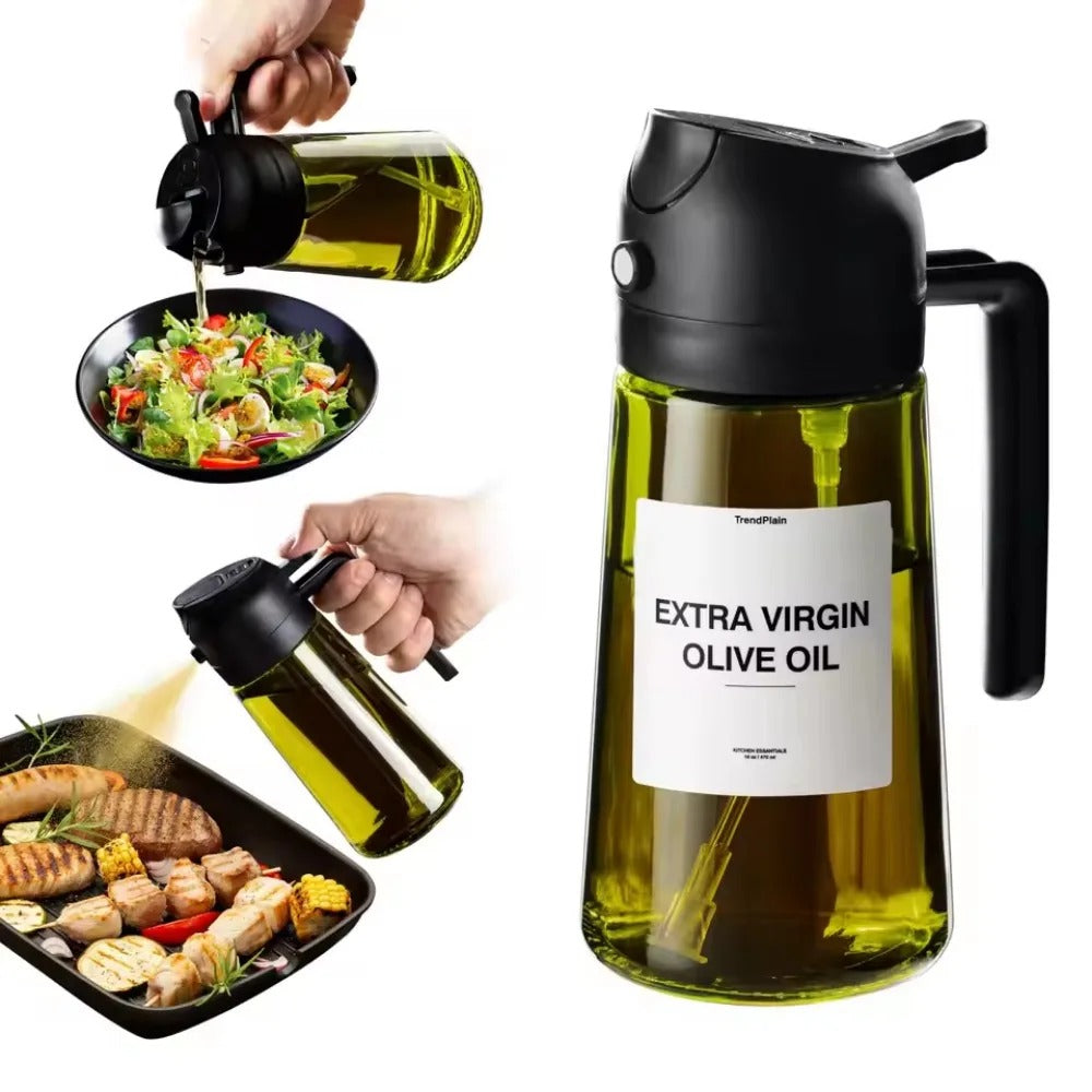 2 in 1 Oil Spray Bottle – Imported Quality