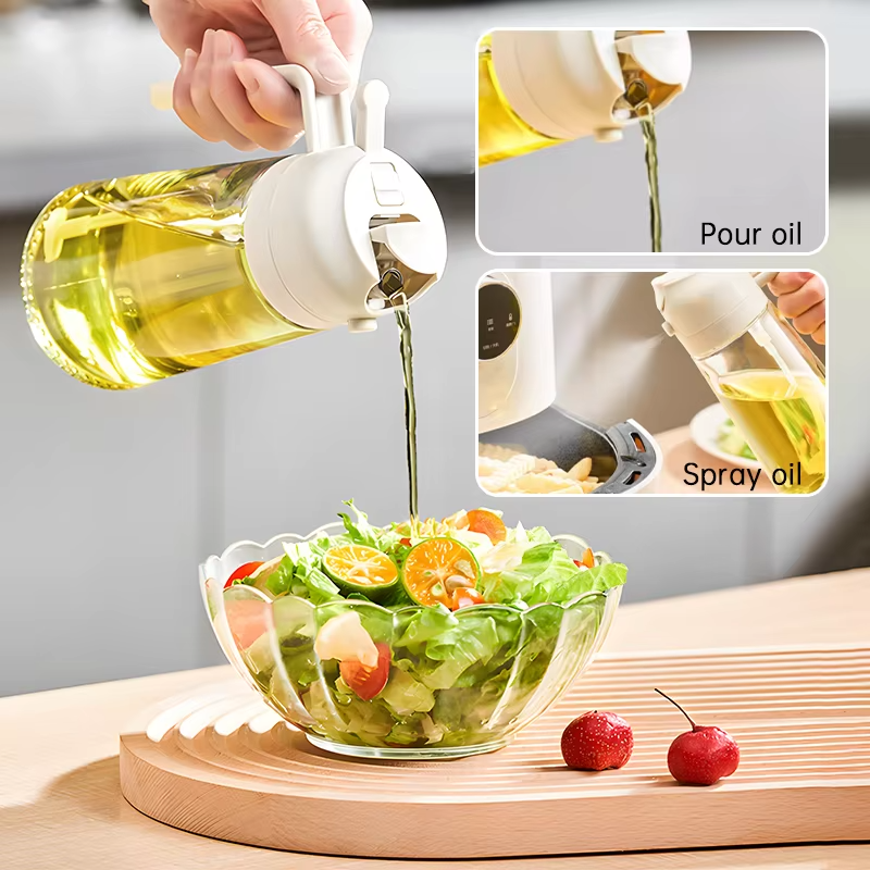 2 in 1 Oil Spray Bottle – Imported Quality