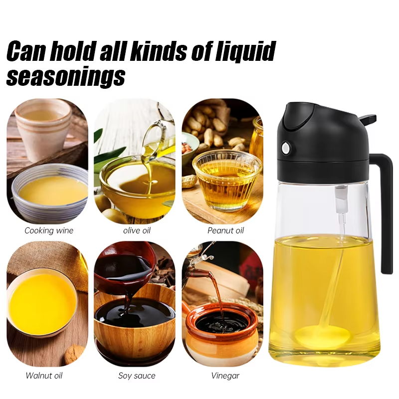 2 in 1 Oil Spray Bottle – Imported Quality