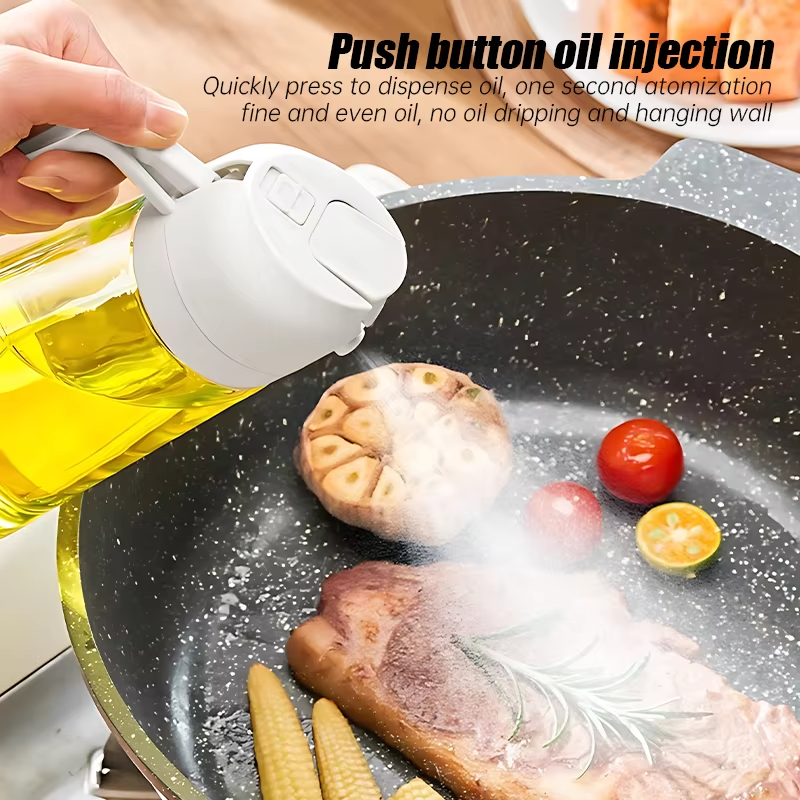 2 in 1 Oil Spray Bottle – Imported Quality